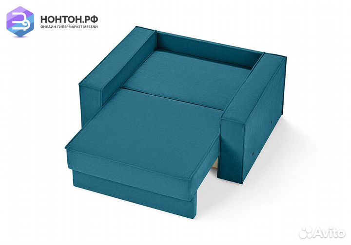 Кресло еврокнижка Тревис бирюзовый