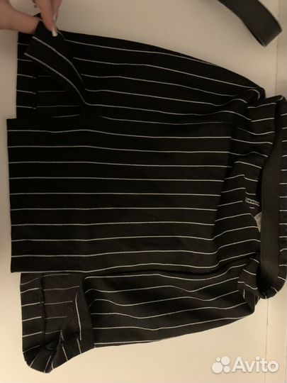 Hm юбка с вырезом