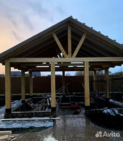 Беседка из дерева