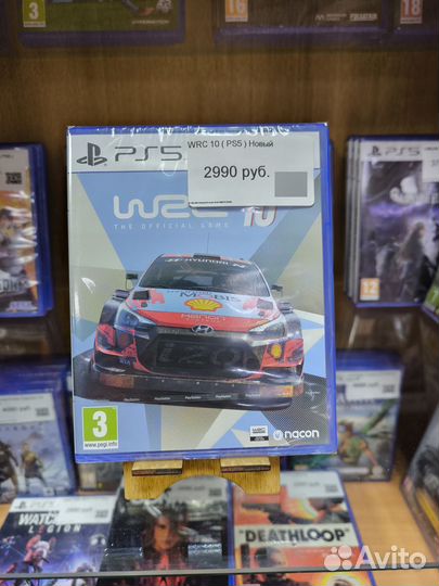 Игры Диски на ps5 WRC 10 новы