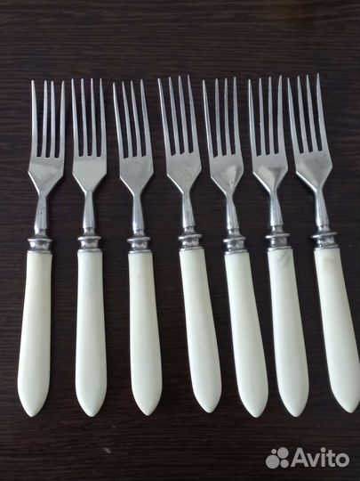 Вилки нержавейка ссср,костянные