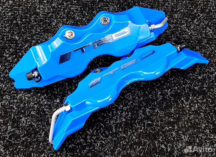Накладки на тормозные суппорта TRD 190мм (Синий)