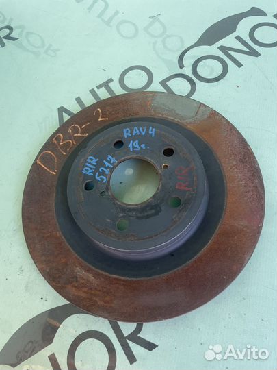 Задний тормозной диск toyota rav 4 xa50