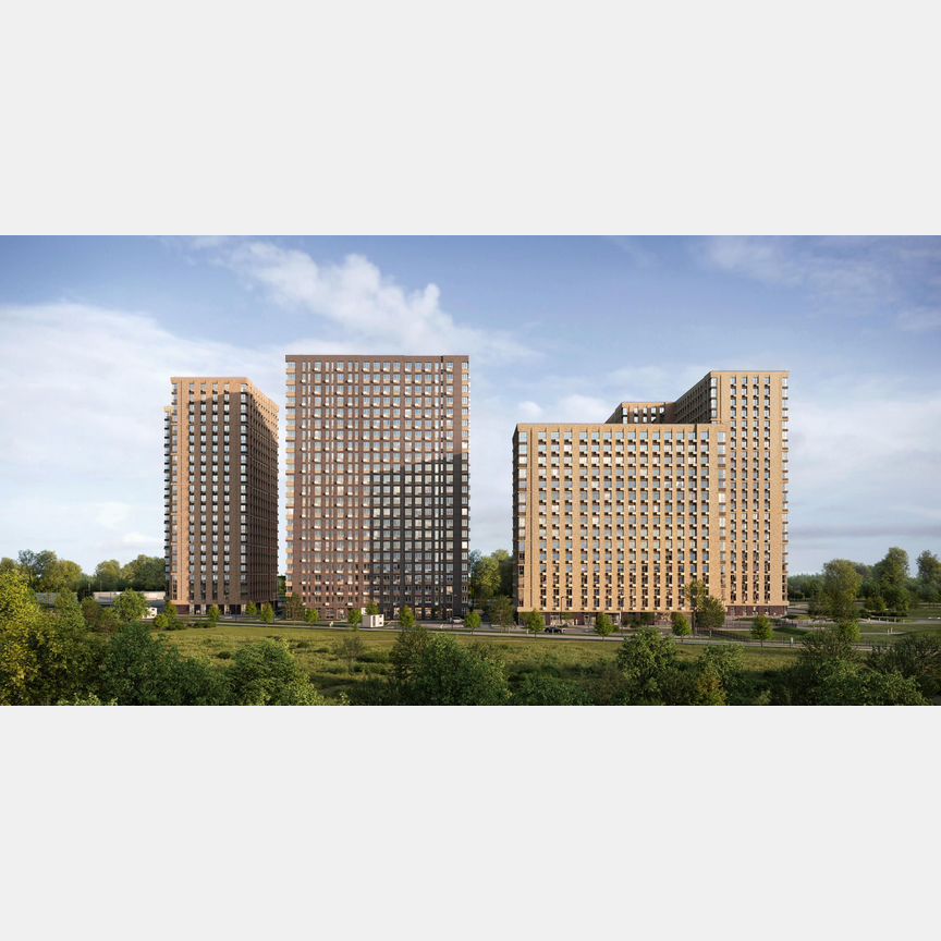 2-к. апартаменты, 54,3 м², 23/23 эт.