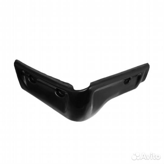 Уголок кабины левый нижний черный JCB 333/P6466