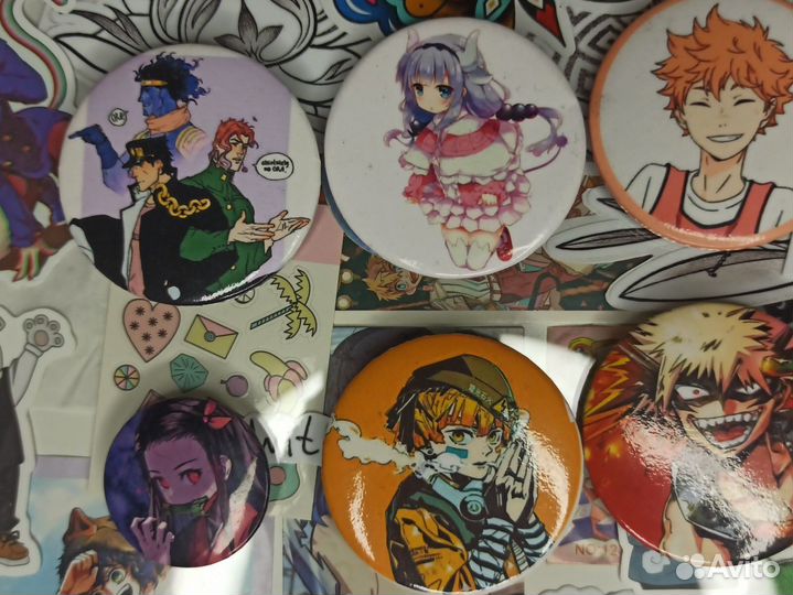 Аниме значки