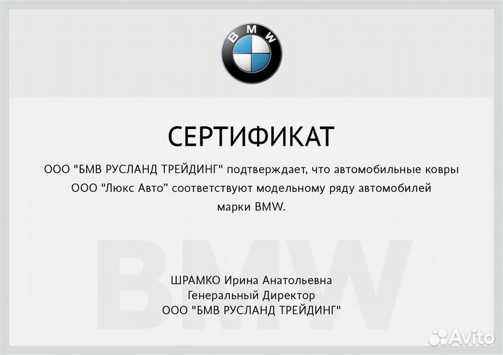 Коврики BMW X6 G06 F16 E71 3D Салон Багажник