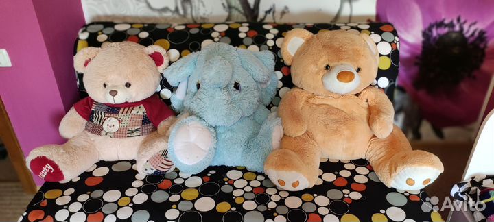 Большая мягкая игрушка медведь