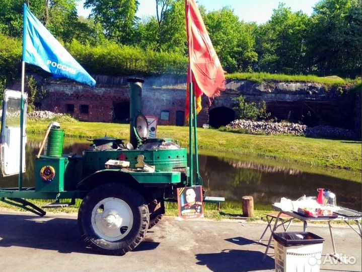 Ретро полевая кухня Кейтеринг, фуршет, банкет