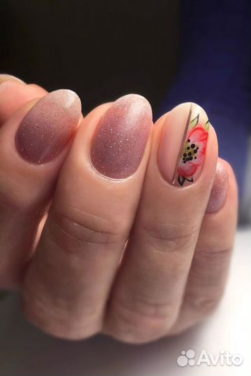 Маникюр, педикюр, наращивание ногтей, гель-лак
