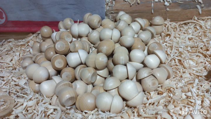 Шарики,грибы из липы, пиалы