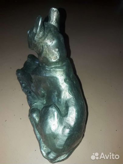 Статуэтка литая Бойцовая Собака Пес