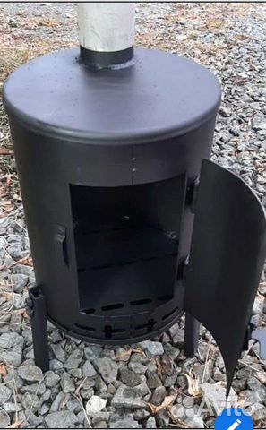 Печь буржуйка походная, печь с теплообменником купить в Екатеринбурге ...