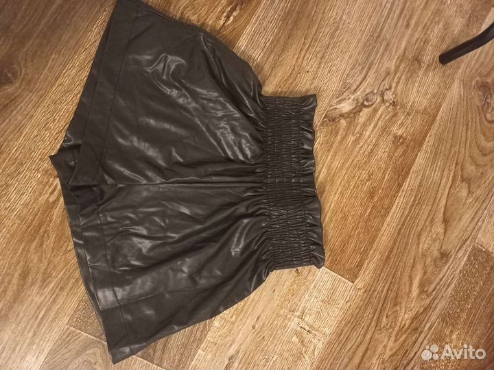 Кожаная юбка