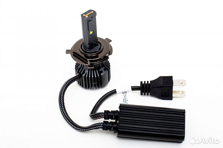 Комплект LED ламп головного света viper H4 75W (га