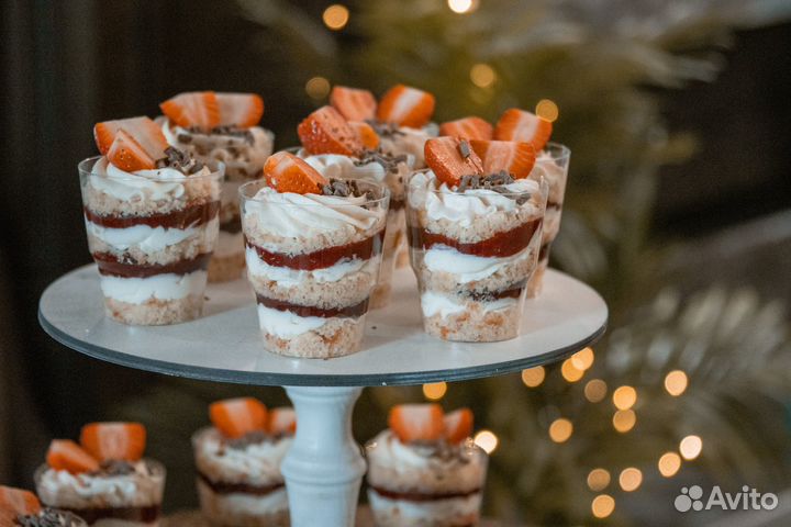 Кенди бар, порционные десерты, сладкий стол