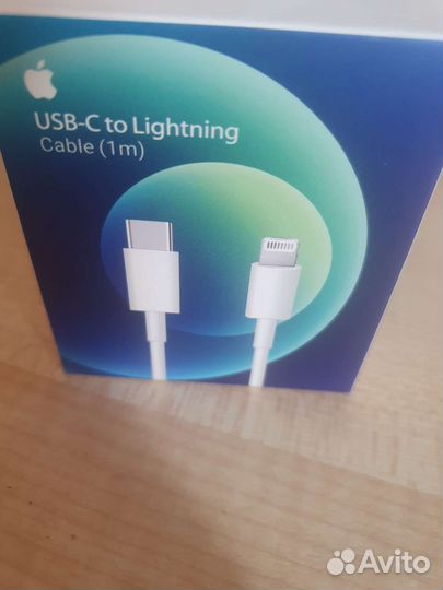 Зарядка для iPhone. Кабель type c-lightning