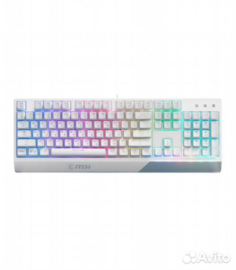Проводная клавиатура MSI Vigor GK30 RU, белый