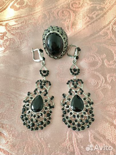 Серьги и кольцо
