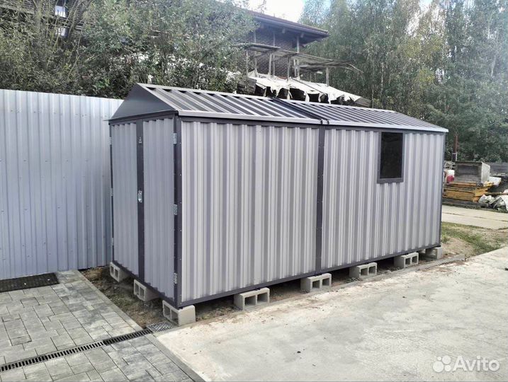 Хозблок-гараж