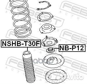 Пыльник амортизатора перед прав/лев nshbt30F
