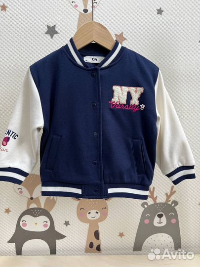 Новая Толстовка бомбер для девочки C&A 98, 116