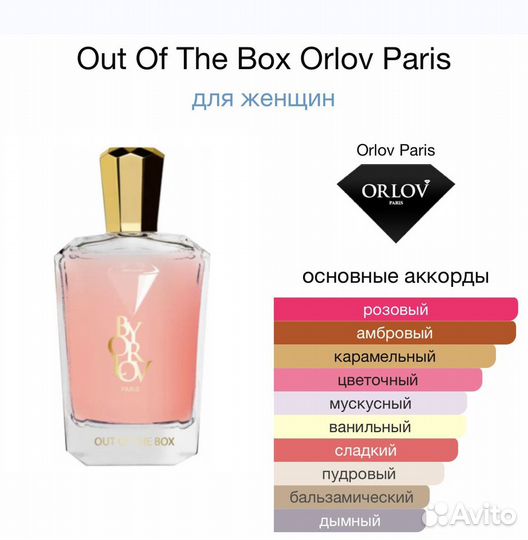 BY orlov out of the box Парфюмированная вода