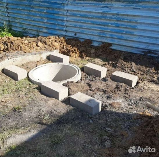 Хозблок туалет с летним душем