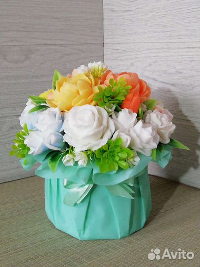 Мыло ручной работы букеты