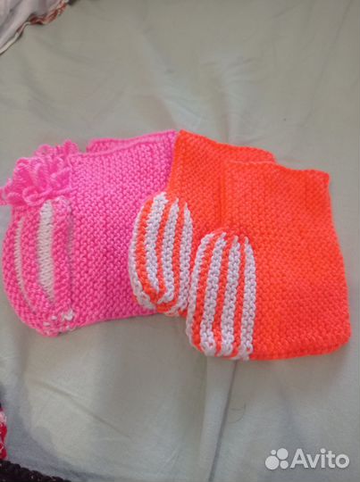 Носки, пинетки,вязанные носки