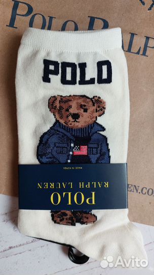 Носки женские polo ralph lauren bear