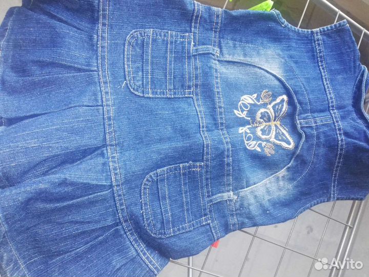 Джинсовый сарафан