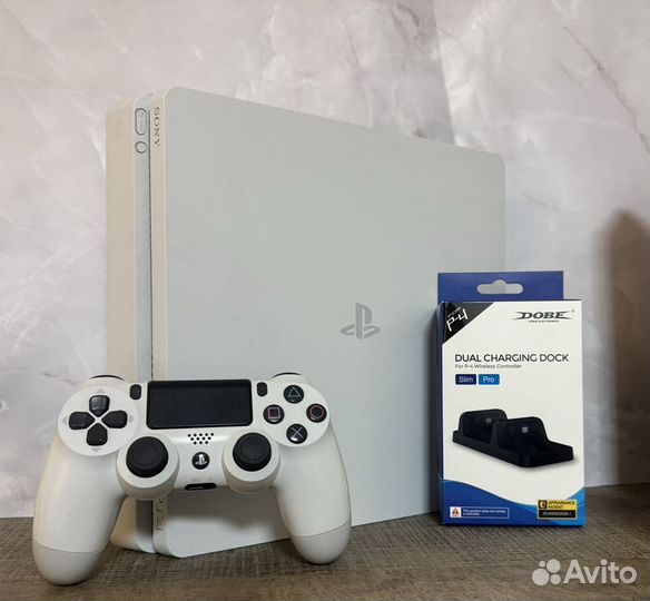 Sony playstation 4 slim белая
