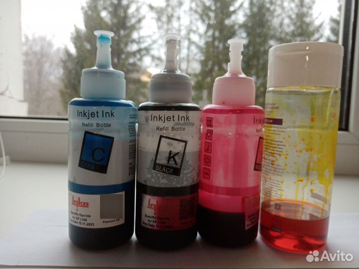 Чернила для принтера epson