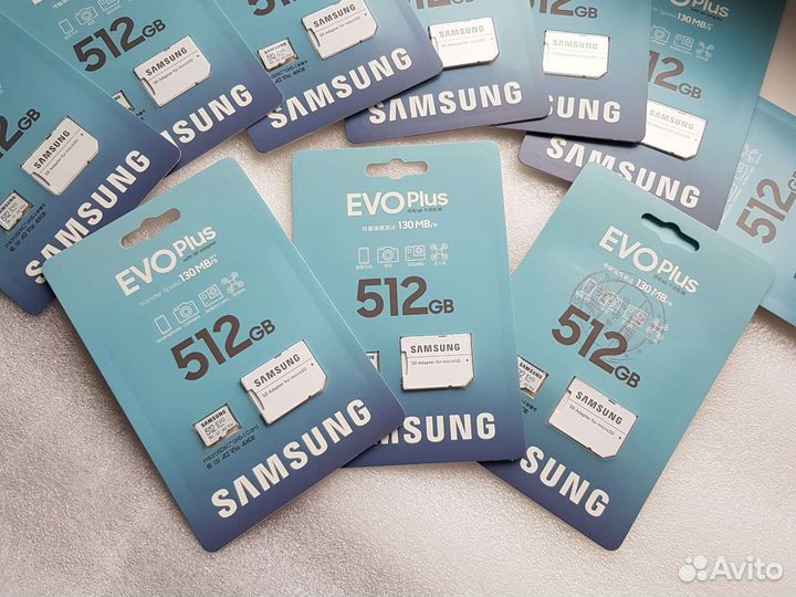 Samsung EVO Plus 512GB microSD карта памяти