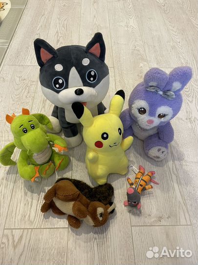 Мягкие игрушки пакетом