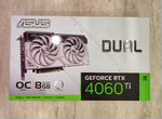 Видеокарта Asus RTX 4060 Ti Dual White OC, новые