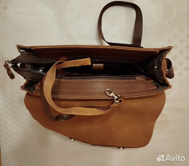 Сумка натуральная кожа мужская