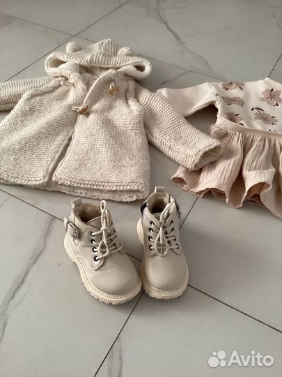 Готовый стильный образ для девочки 1,5 лет/рост 86