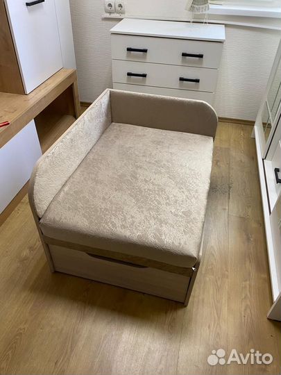 Диван Малютка Ясень светлый/том бежевый (новый)