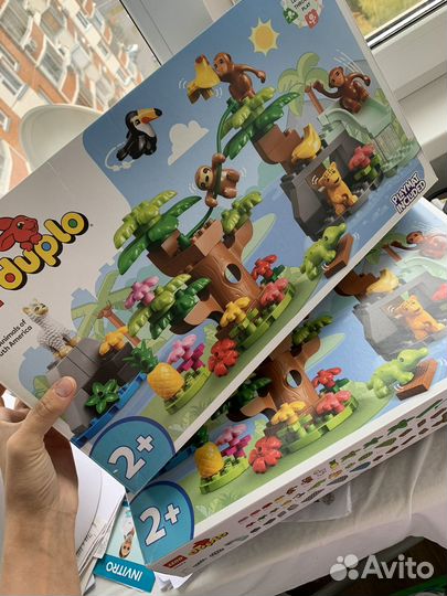 Lego duplo дикие животные америки