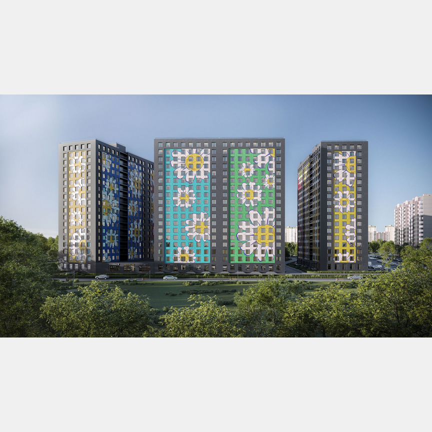 1-к. квартира, 46,8 м², 4/18 эт.