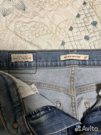 Джинсы levis skinny