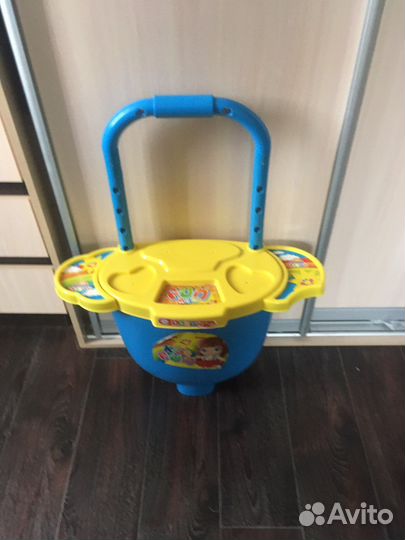 Игрушки детские Тележка на колесах