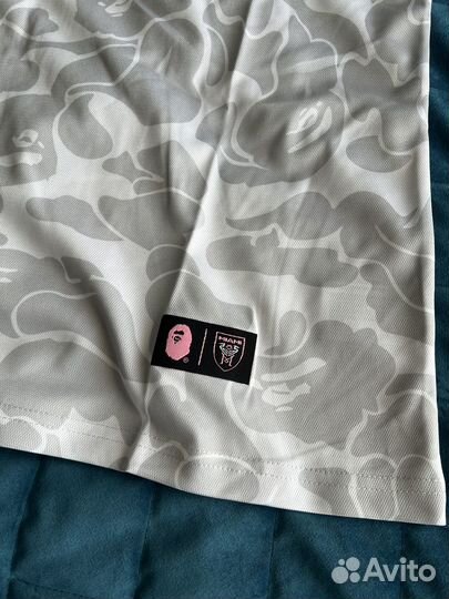 Футболка bape inter miami белая