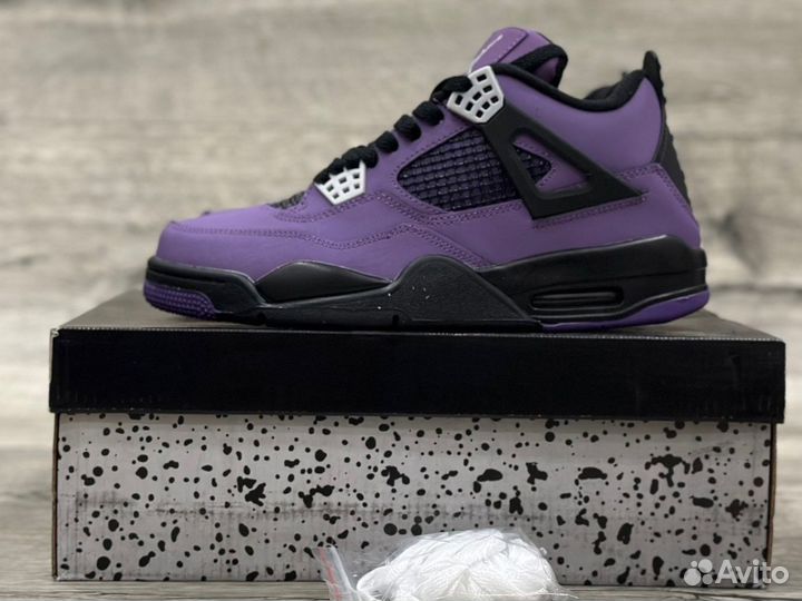 Кроссовки Air Jordan 4 Travis Scott Purple