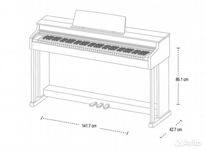 Цифровое пианино Casio AP-470BN