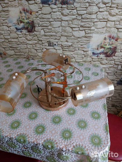 Люстра потолочная бу