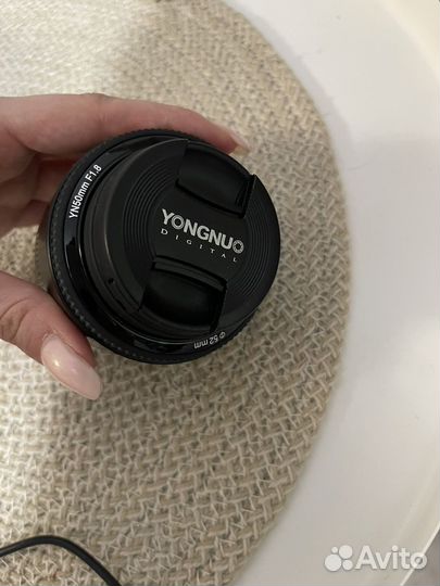 Объектив yongnuo 50mm f1 8 canon