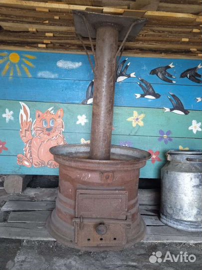 Печь буржуйка для гаража